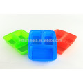 Микроволновая печь безопасный пластиковый Бенто обед коробки с герметичными крышками, еды Приготовительные Порционная еда контейнер лоток с крышкой, 10 шт